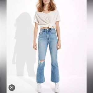 AE Ripped Highest Waist '90s Flare Jean